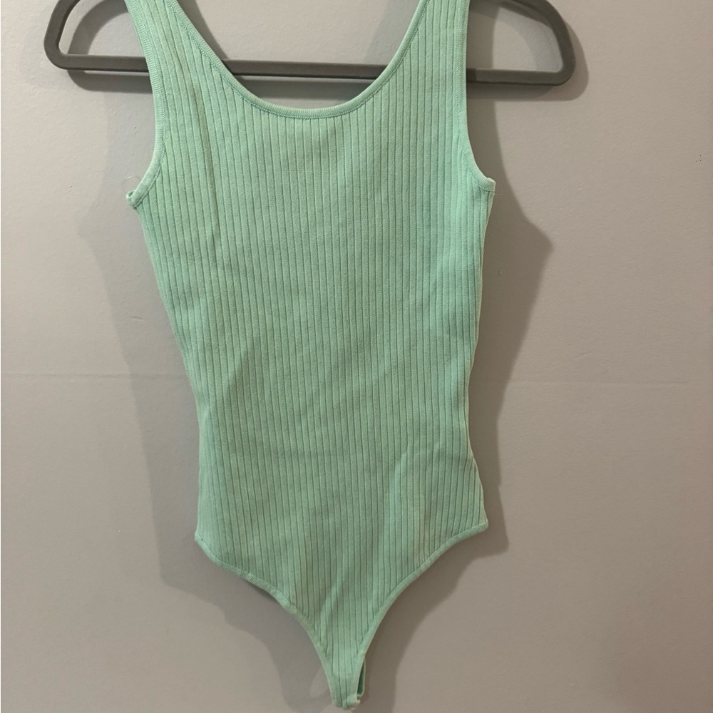 Herra Mint Green Ribbed Kids One Piece M